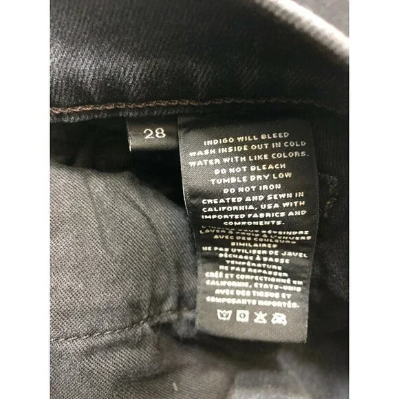 J Brand Men's Black Denim Kane Straight Slim Fit Jeans In Kurrat Size 28 - Picture 6 of 12